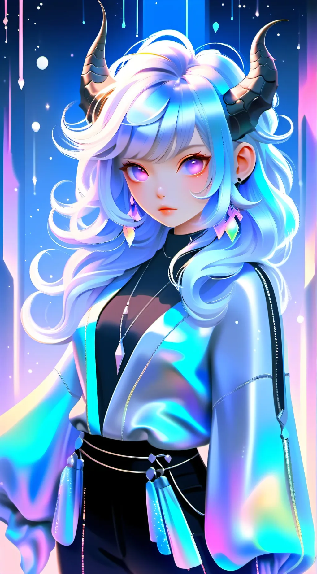 ai character: Goofy ahh fangirl background