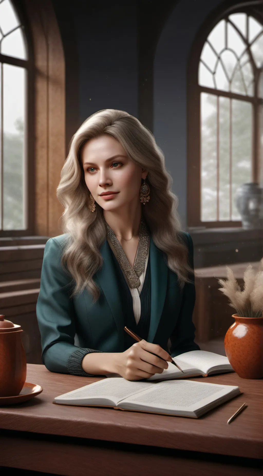 ai character: Katie background