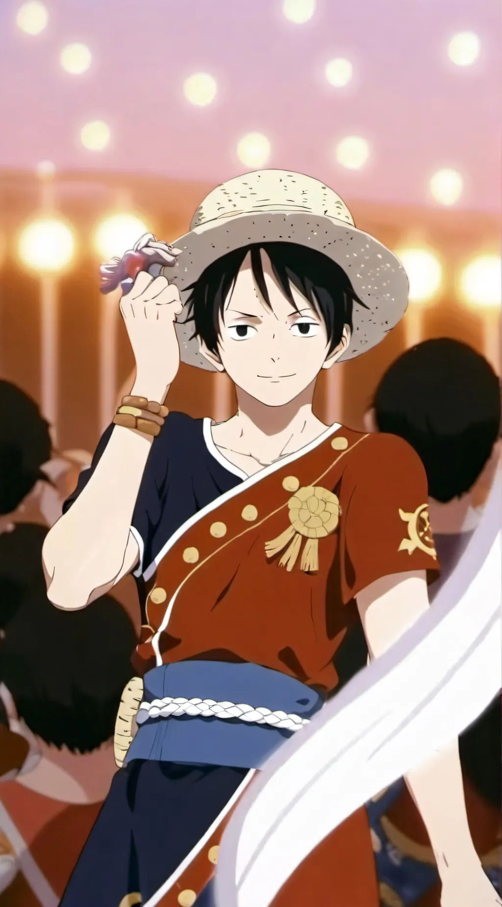 ai character: One piece background