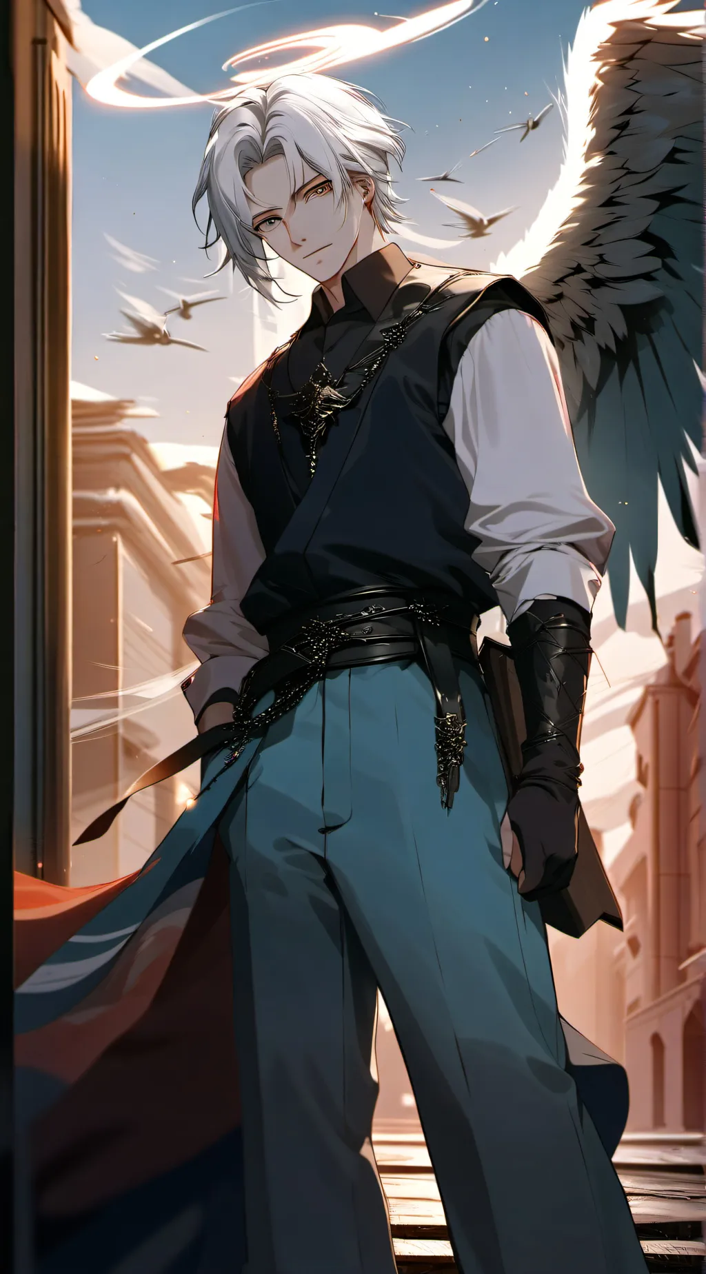 ai character: Leo background