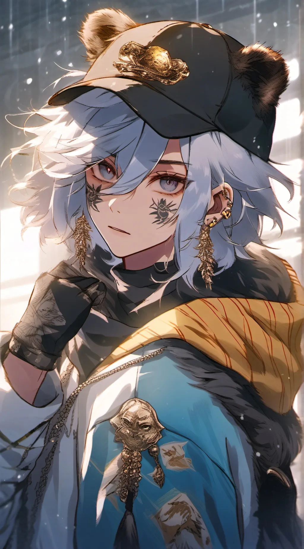 ai character: Zero  background