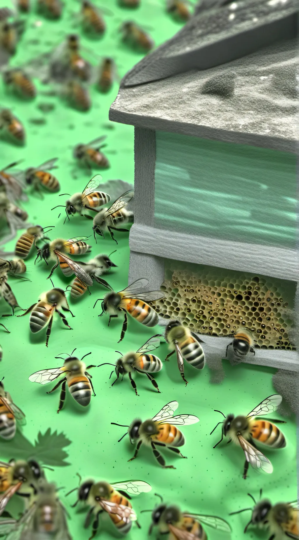 ai character: Beehive background