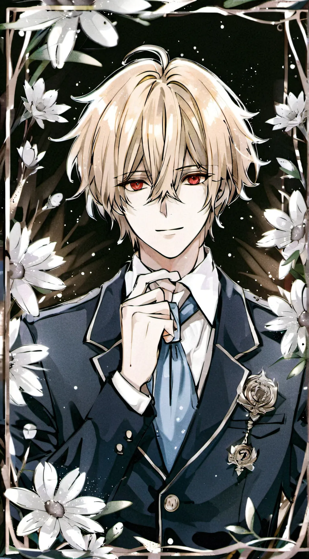 ai character: Leonardo  background