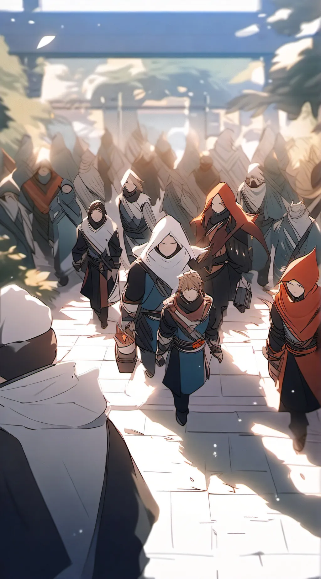 ai character: Triden academy  background