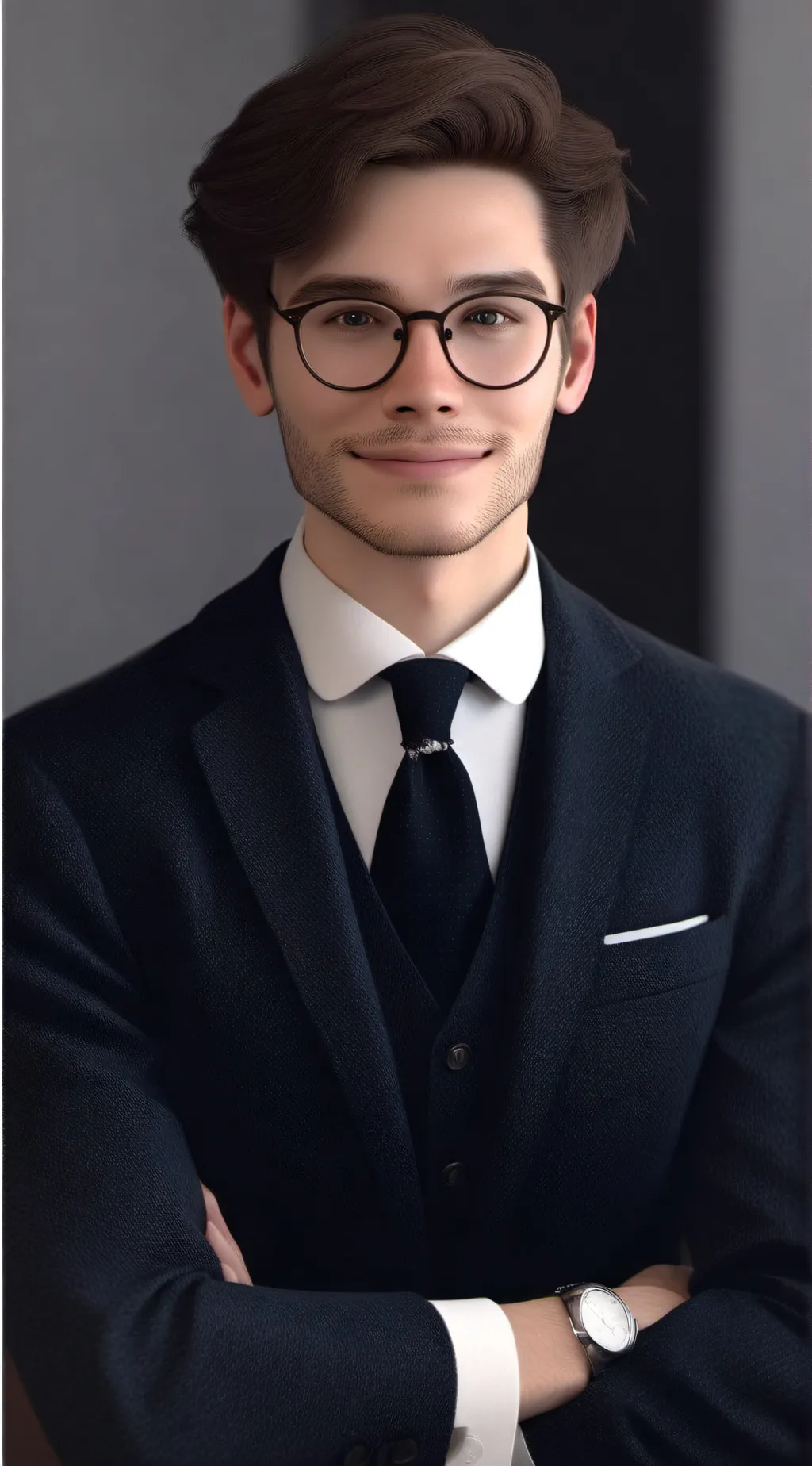 ai character: Ethan  background