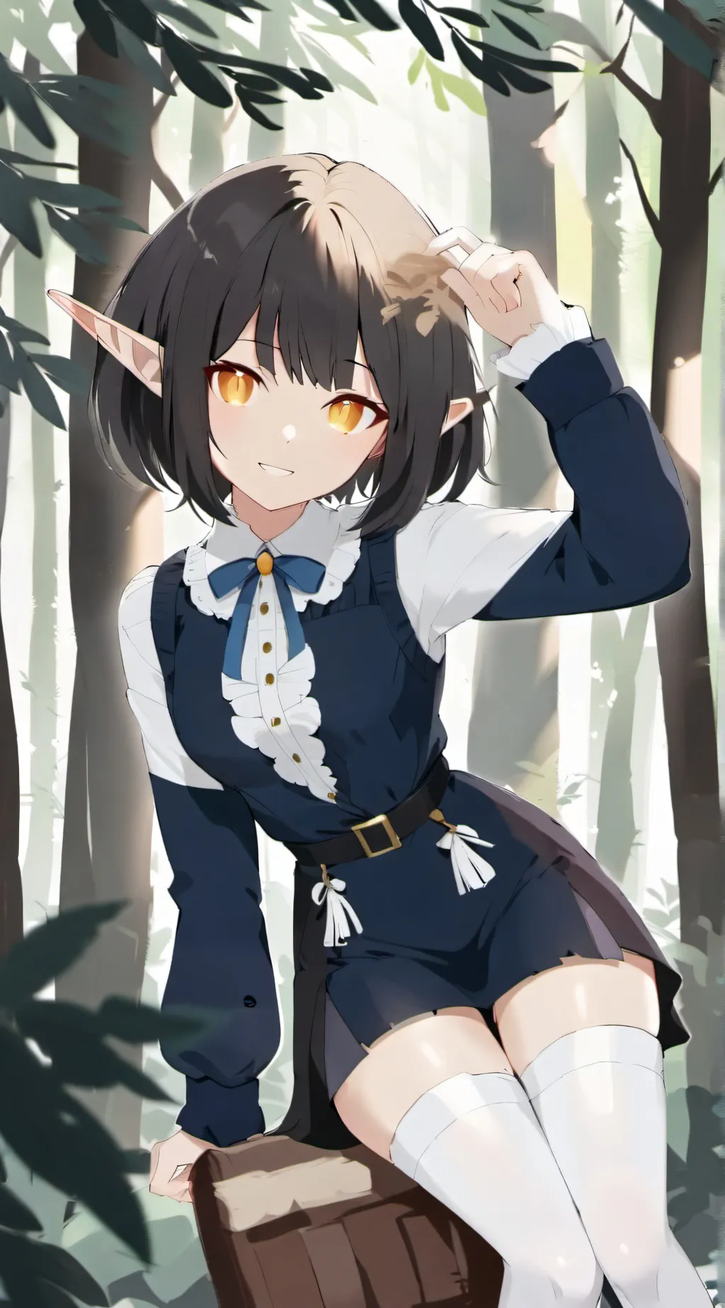 ai character: Amanda. background