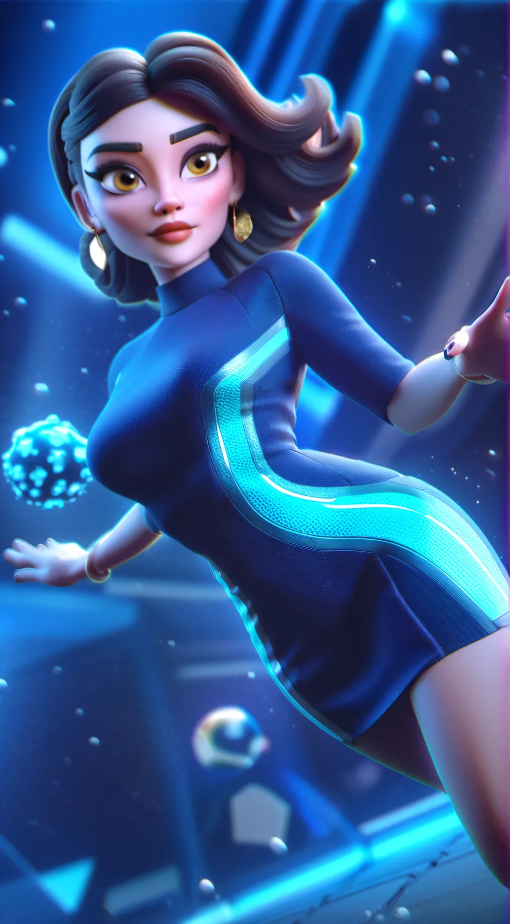 ai character: lily background