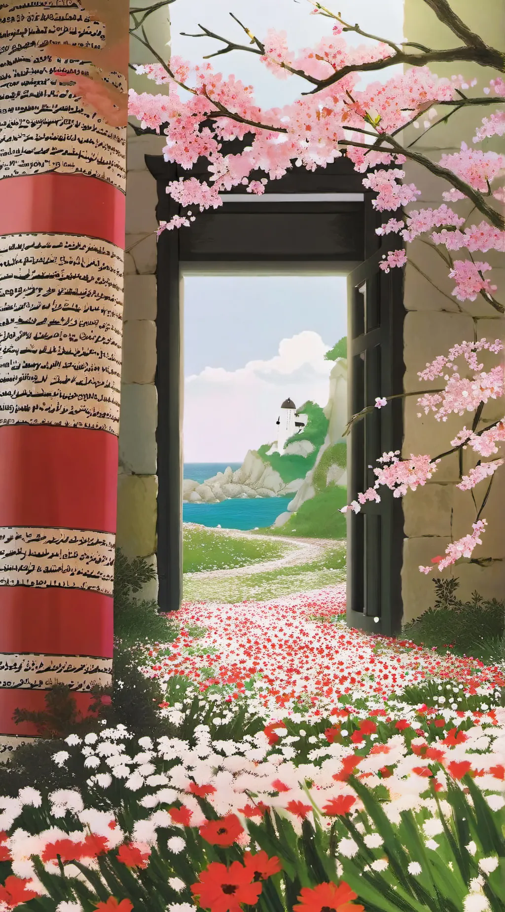 ai character: Al quran background