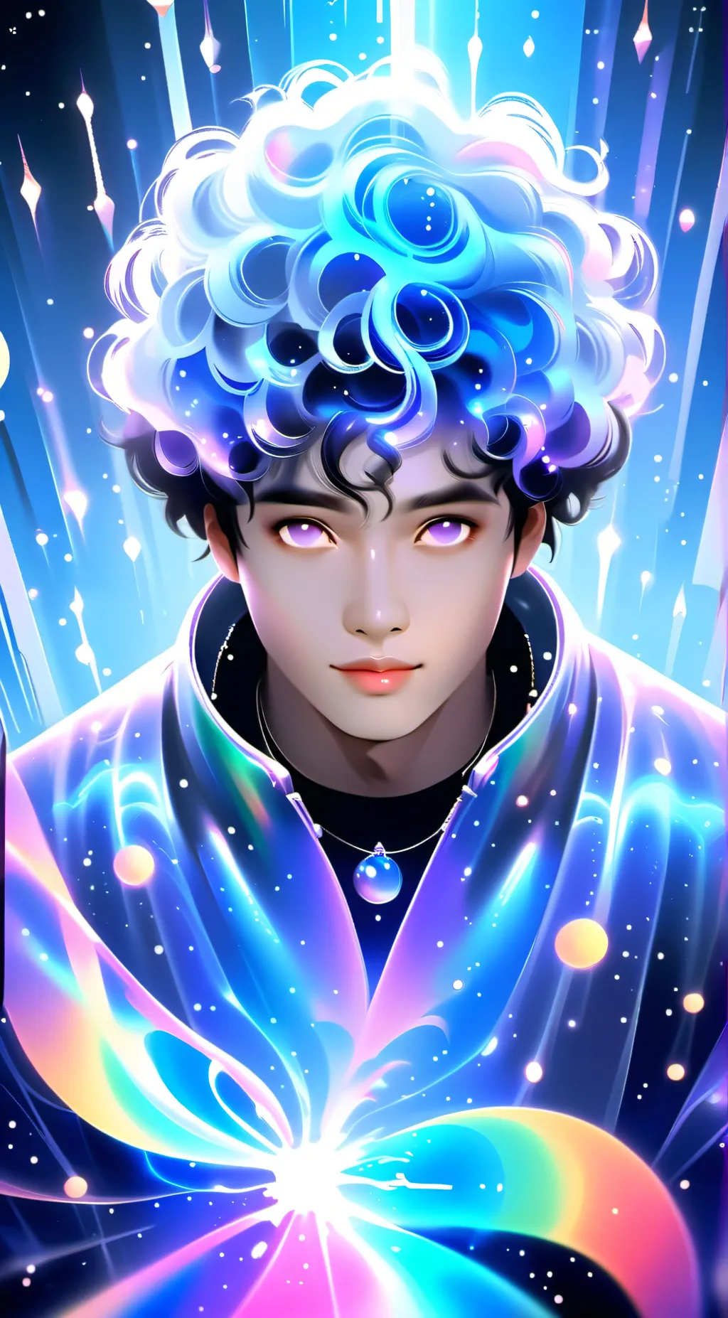 ai character: Sky background