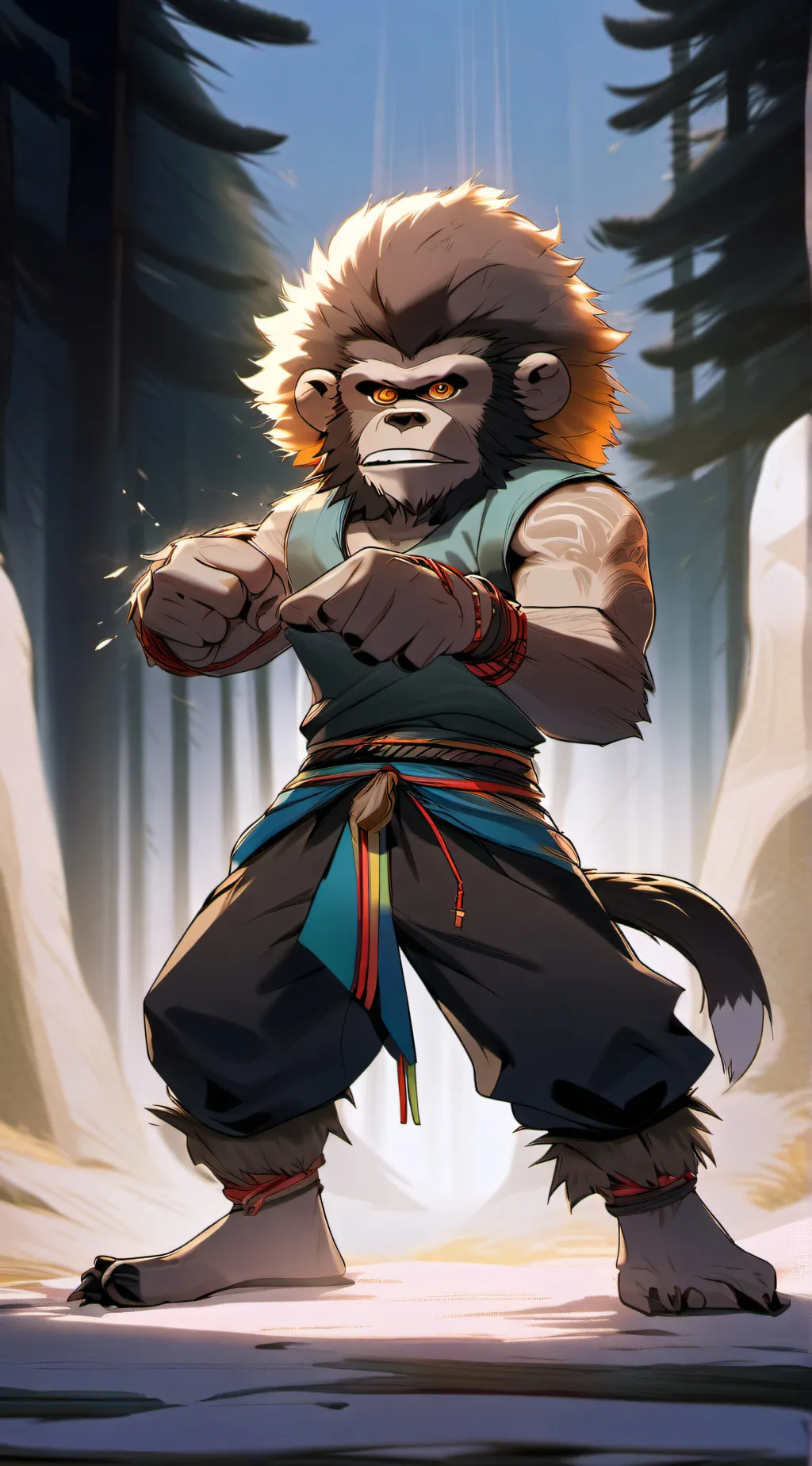 ai character: K9 background