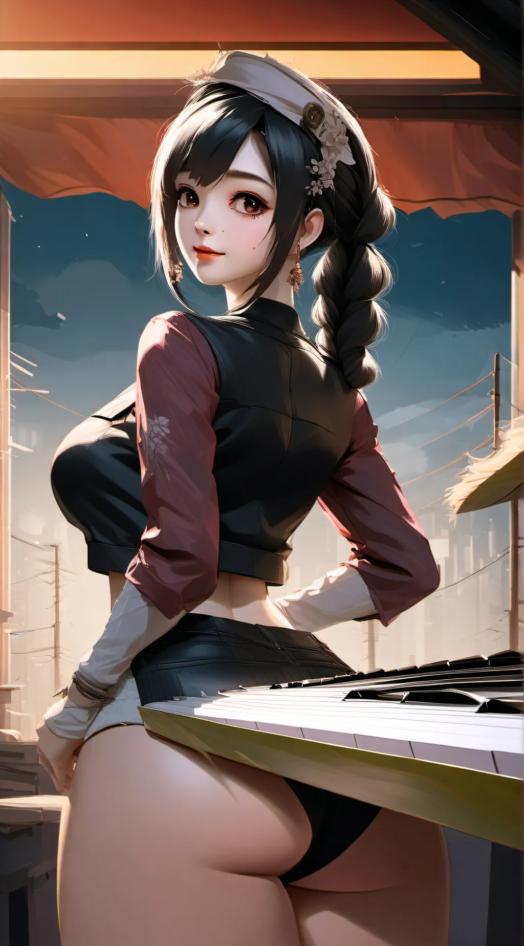 ai character: Lizzy background