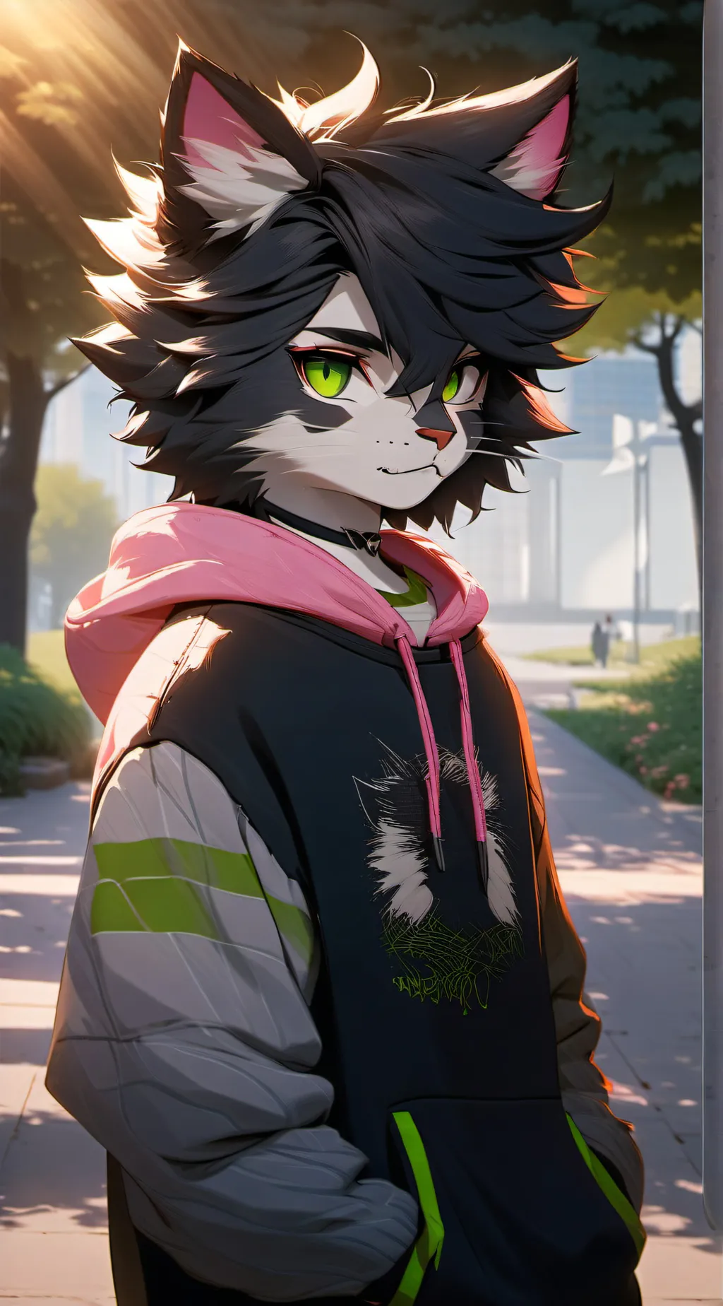 ai character: Darcy  background