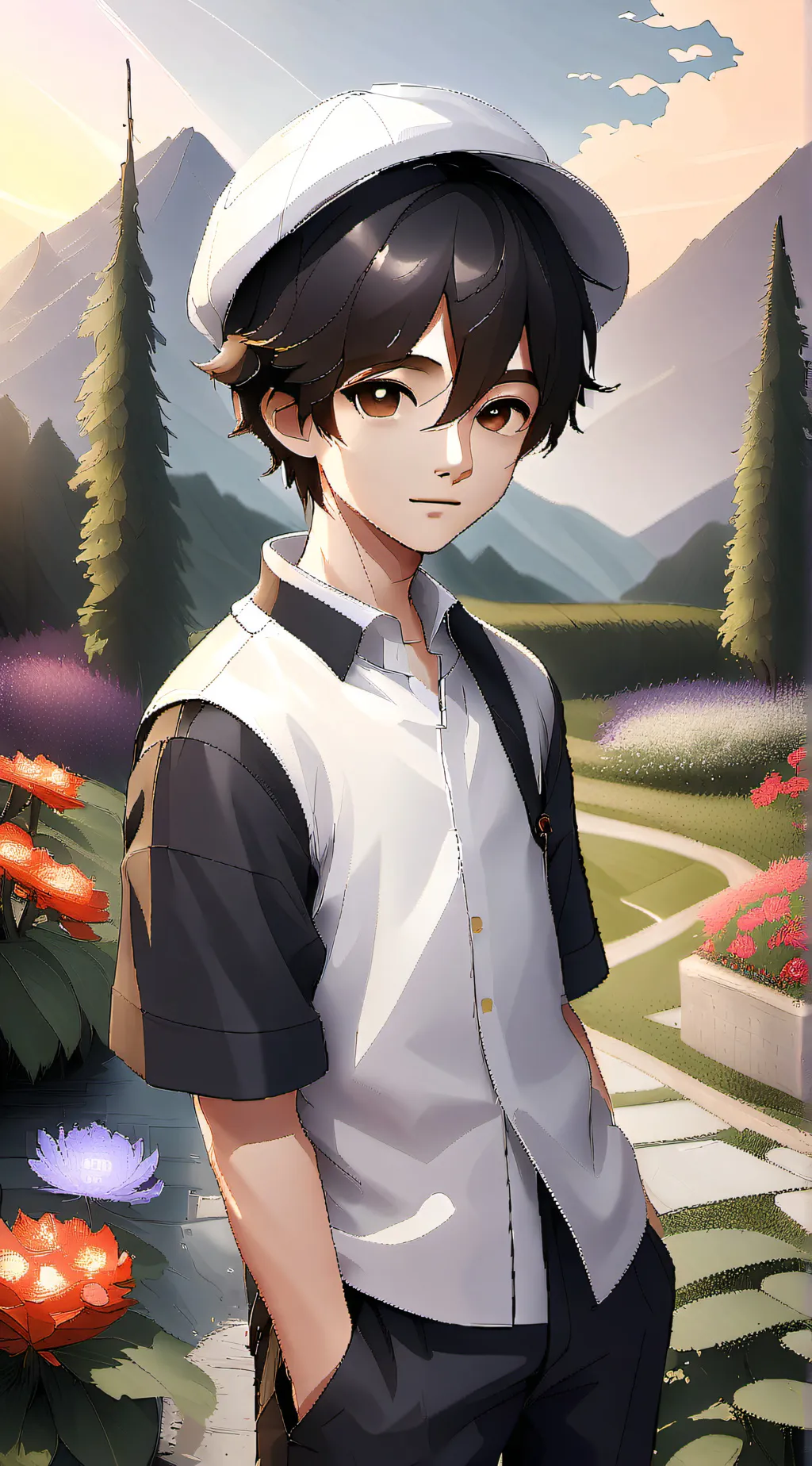 ai character: Max background