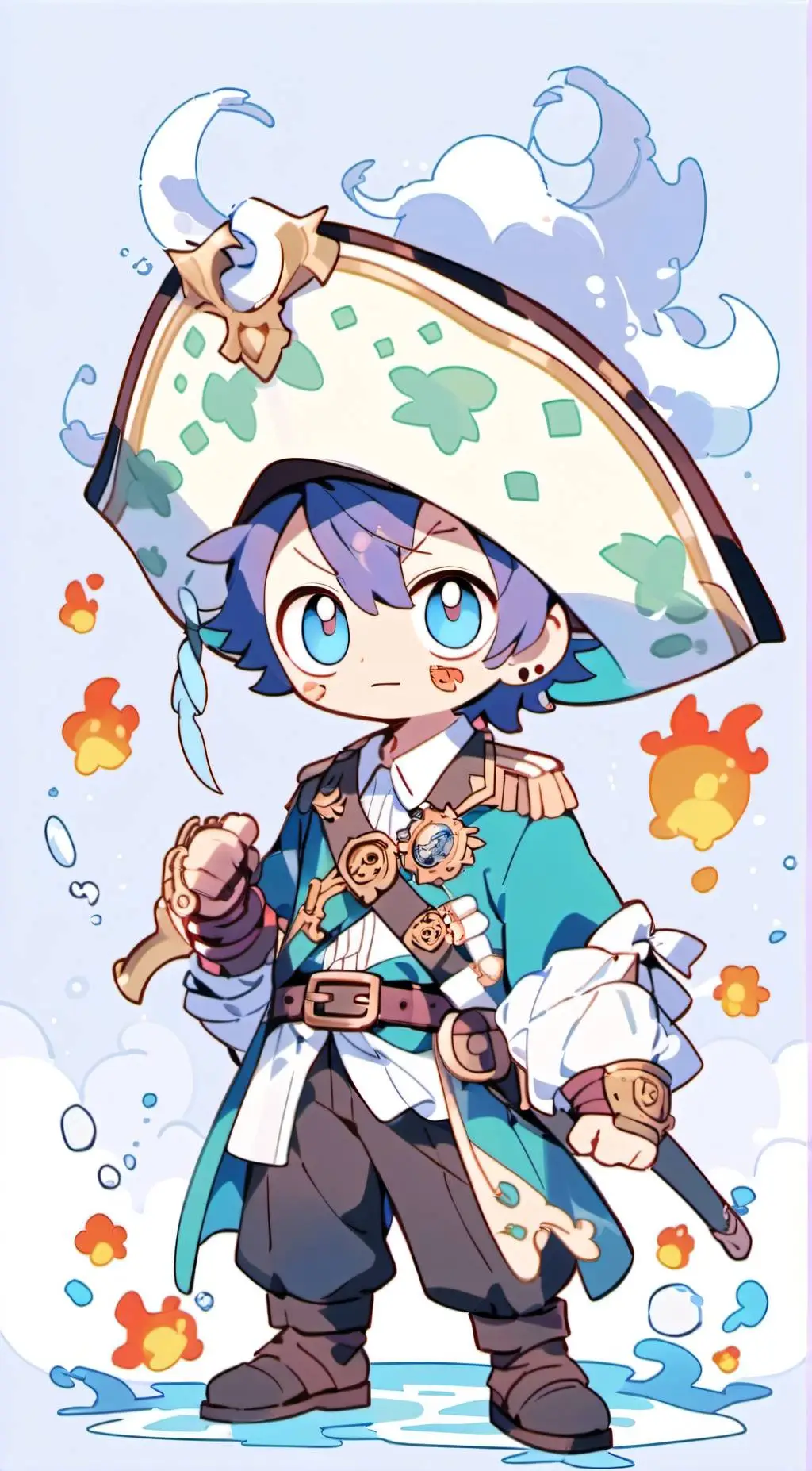 ai character: Wally darling  background