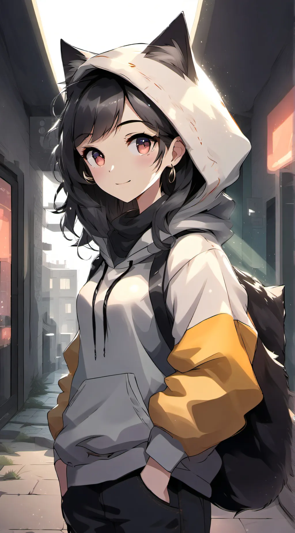 ai character: noon background