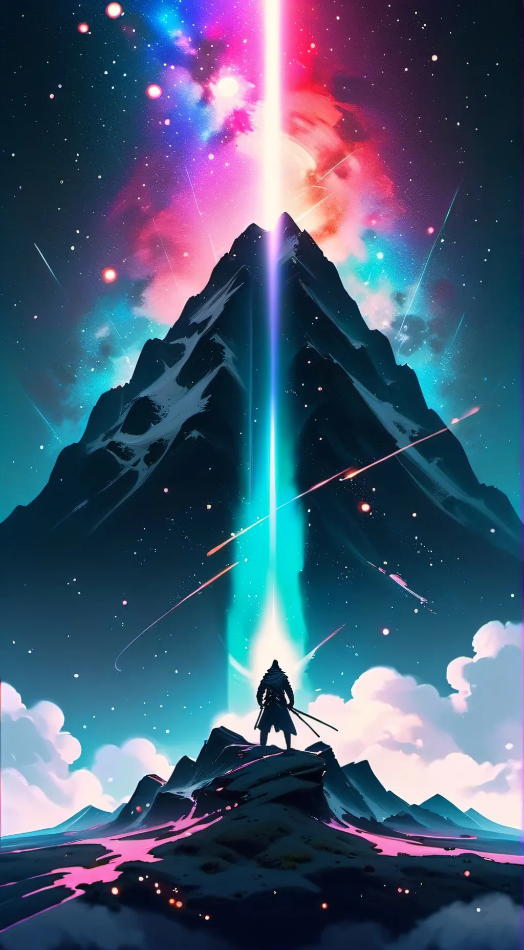 ai character:  graduation party  background