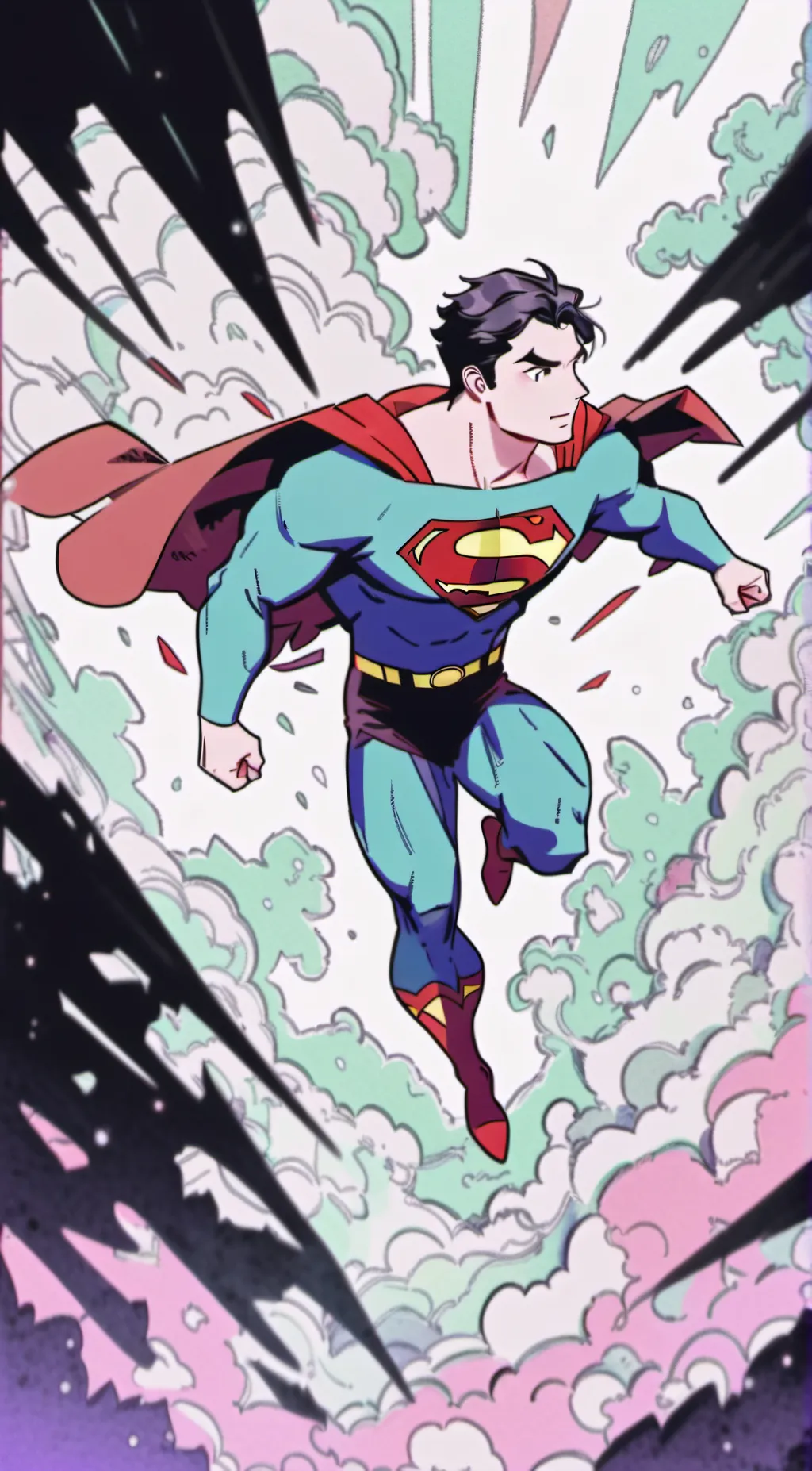 ai character: superman background