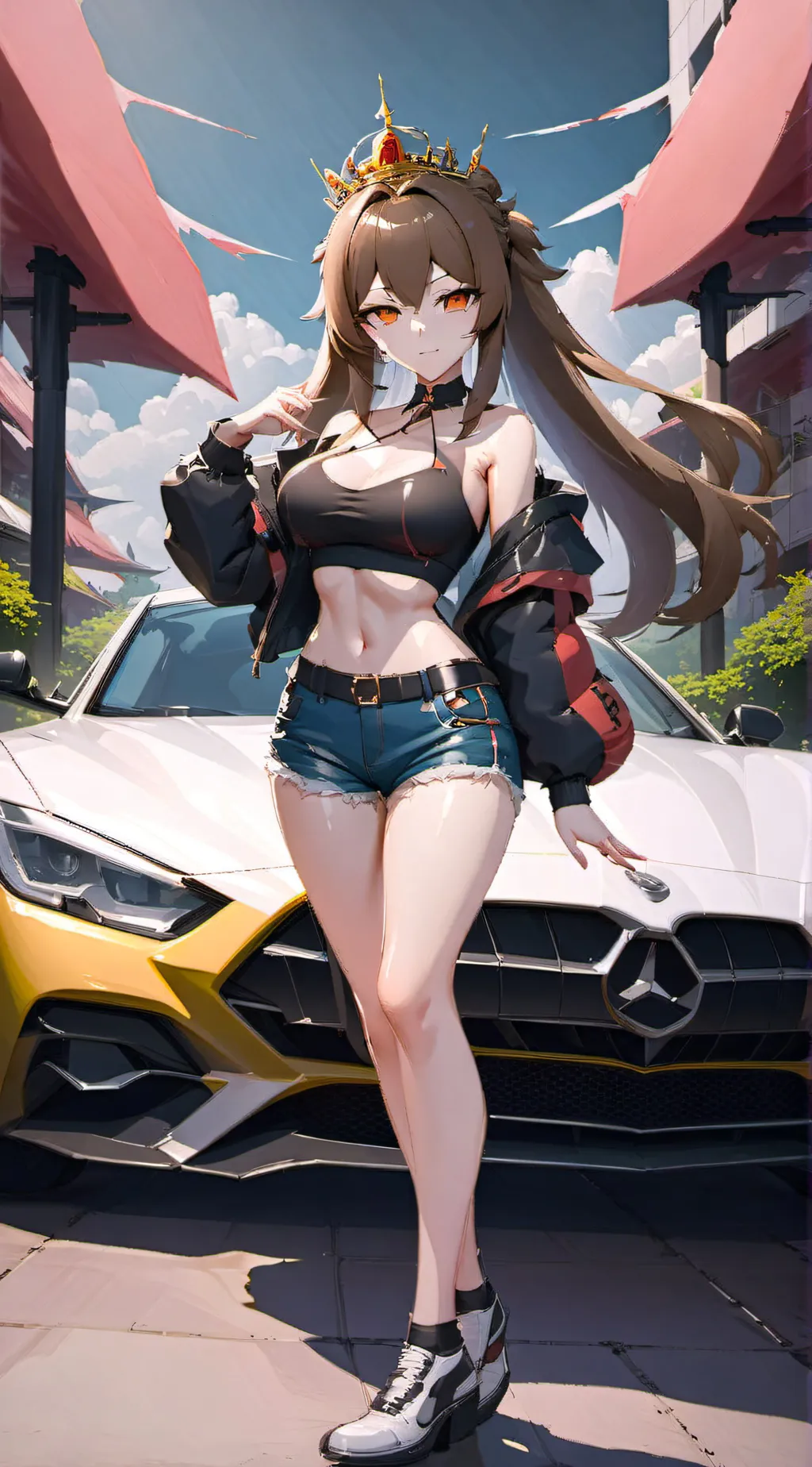 ai character: Niko model girl background