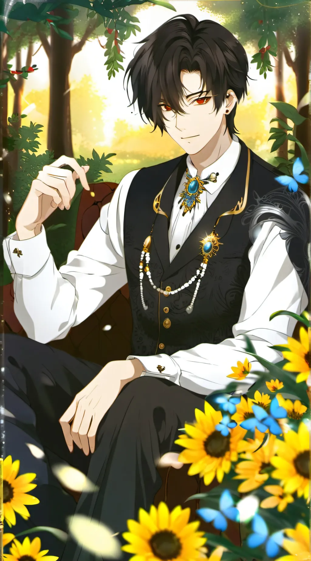 ai character: hunter background