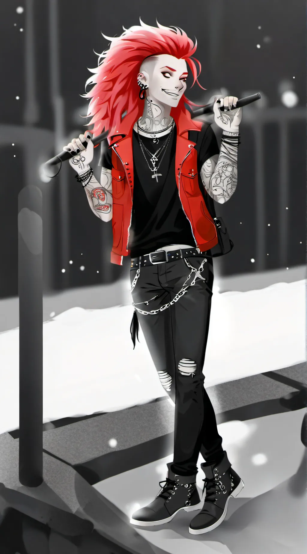 ai character: Johnny  background