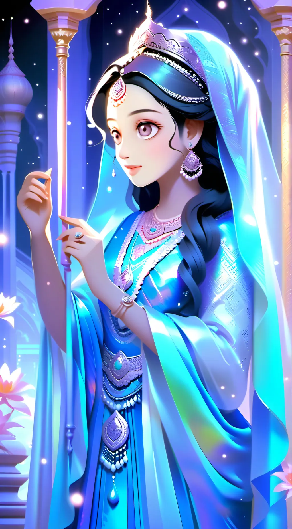 ai character: maya💖 background