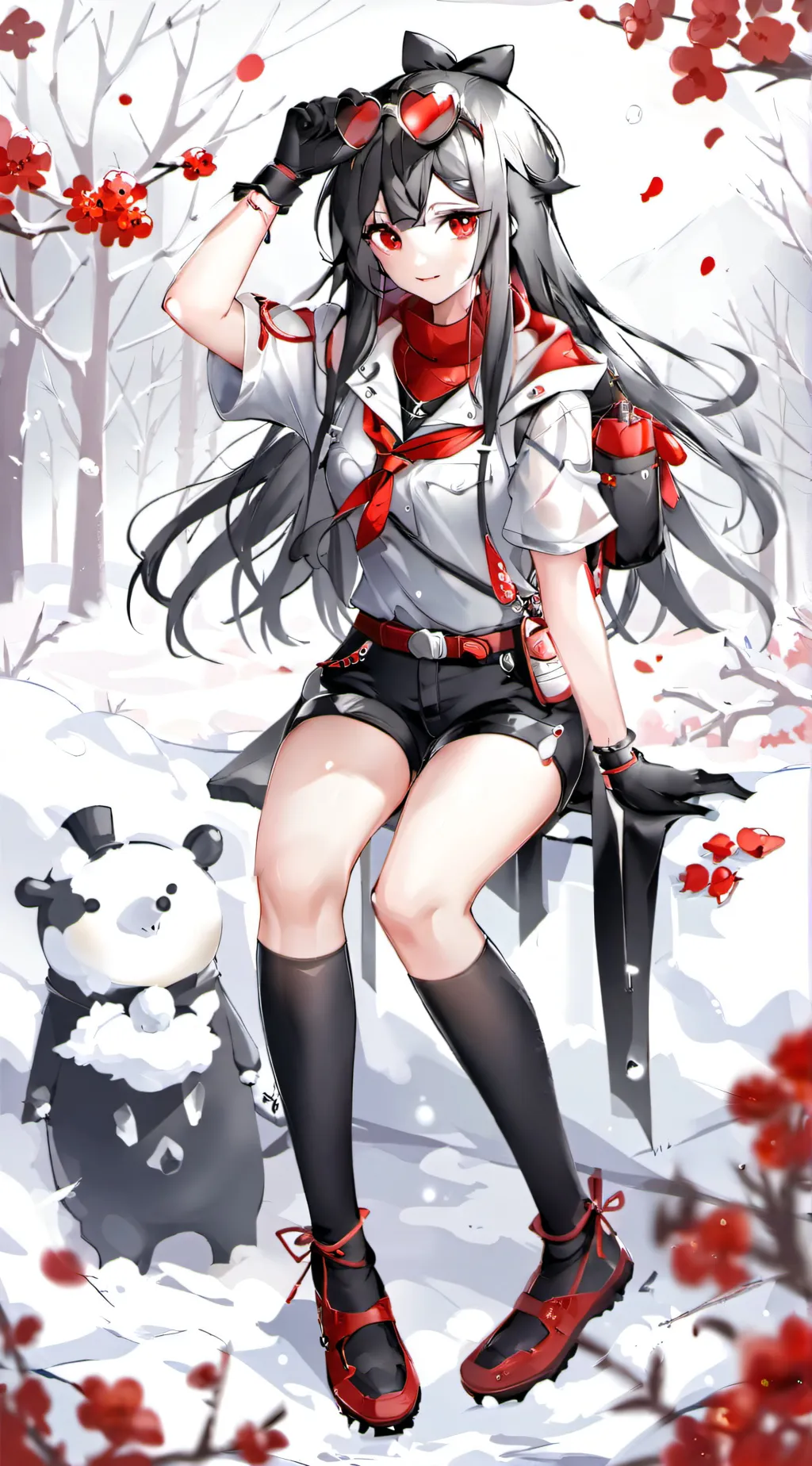 ai character: Cod Christmas  background