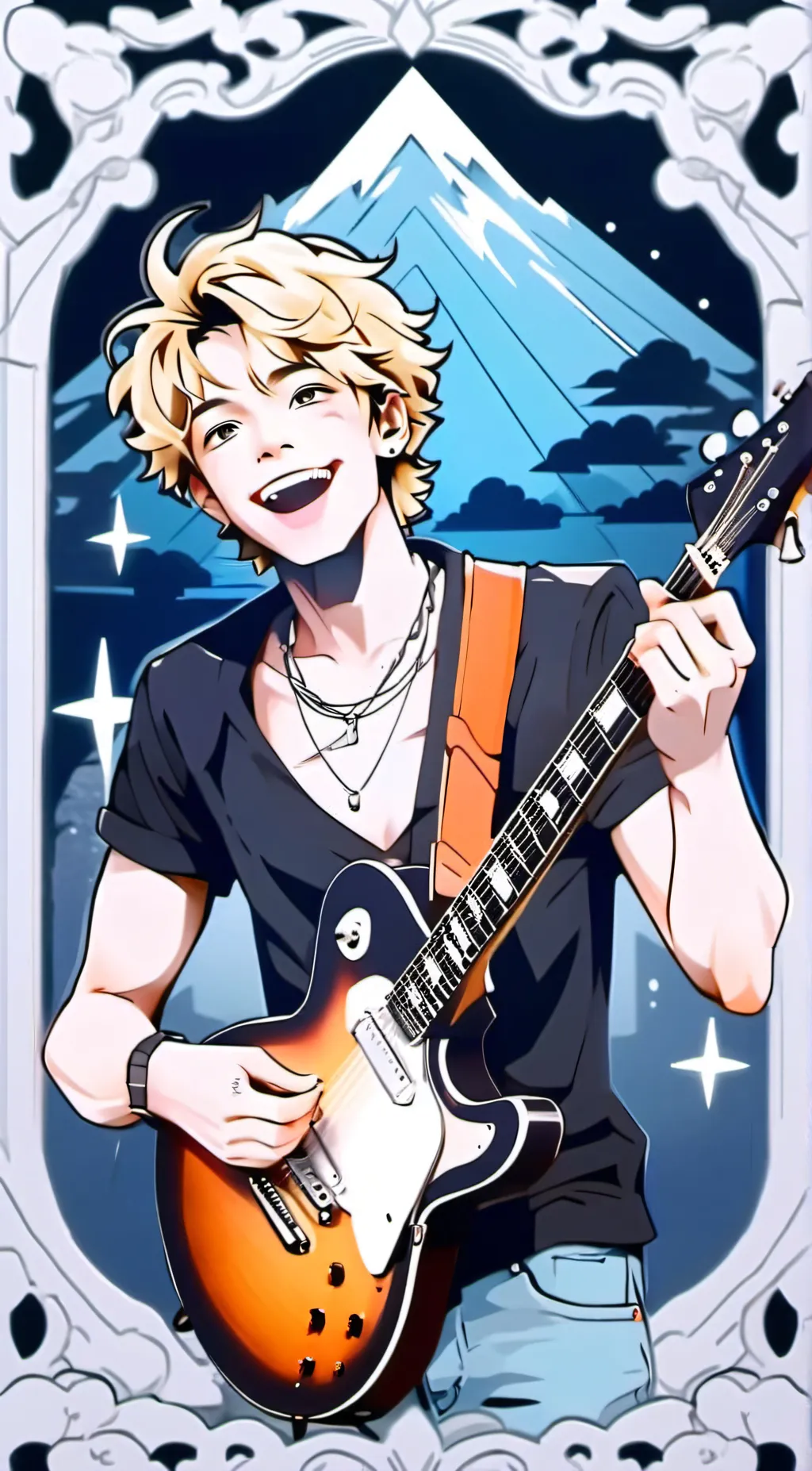 ai character: Ross Lynch background