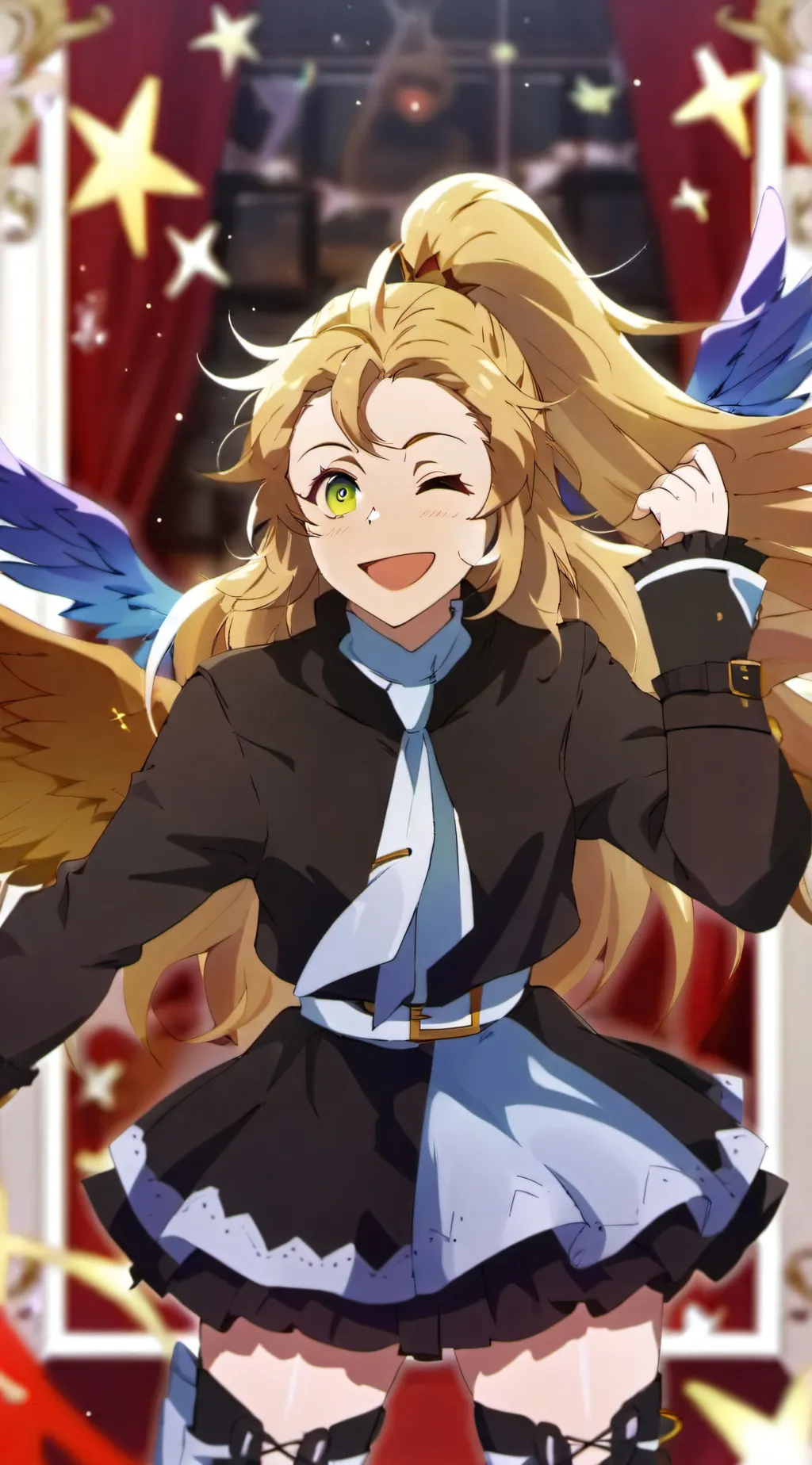 ai character: Hawks Daughter  background