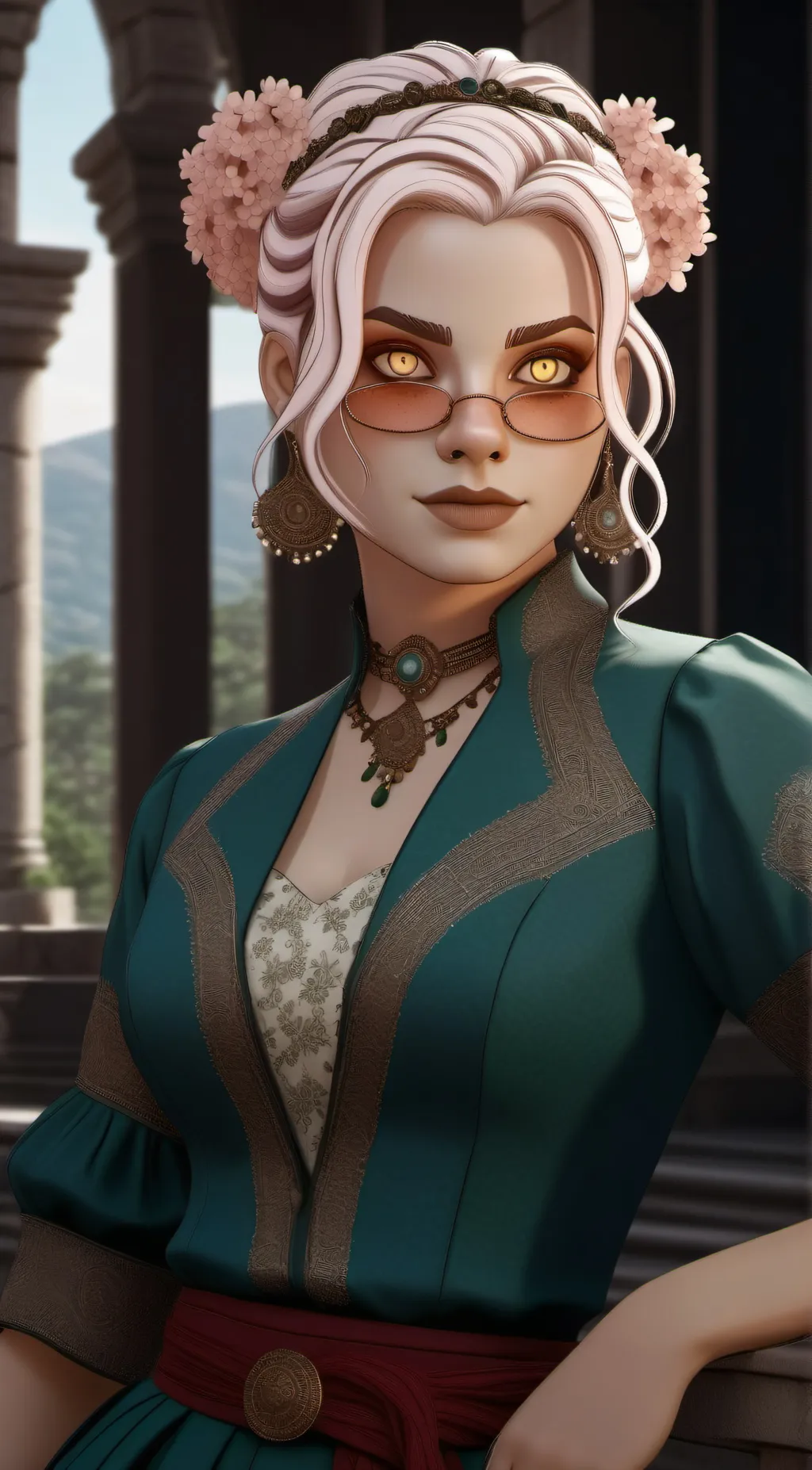 ai character: luana  background