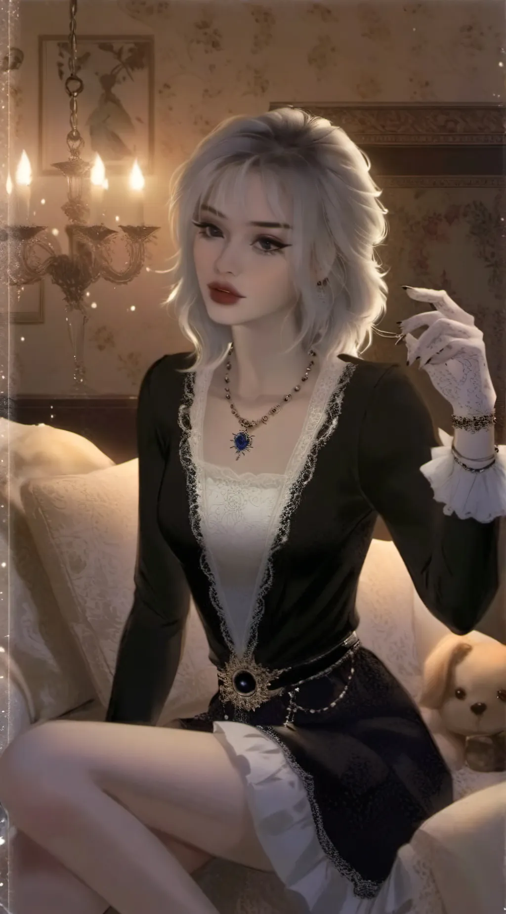 ai character: ★June★ background