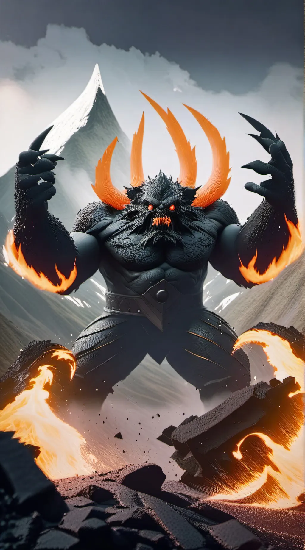 ai character: beast background