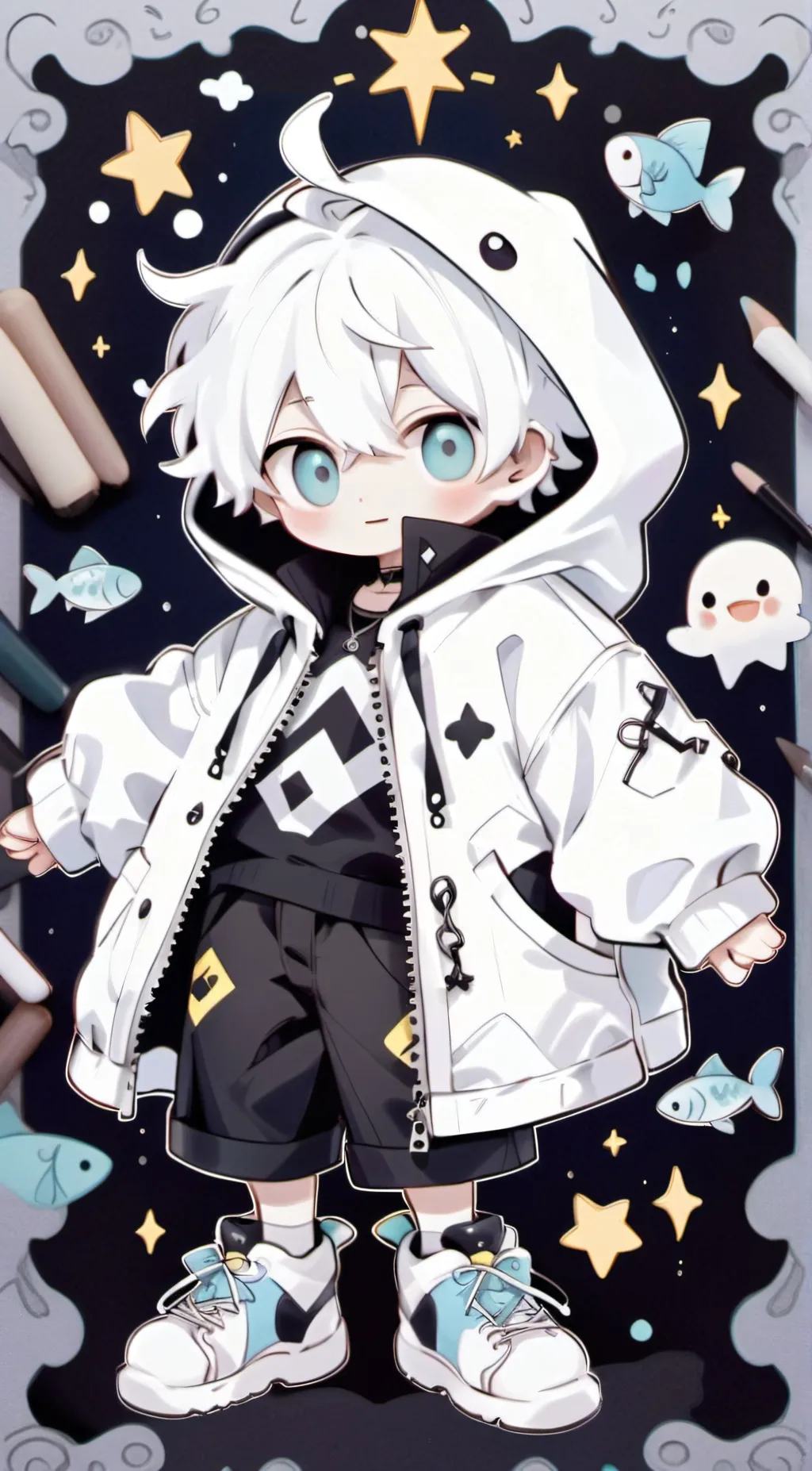 ai character: *・+・*FPE*・+・* background