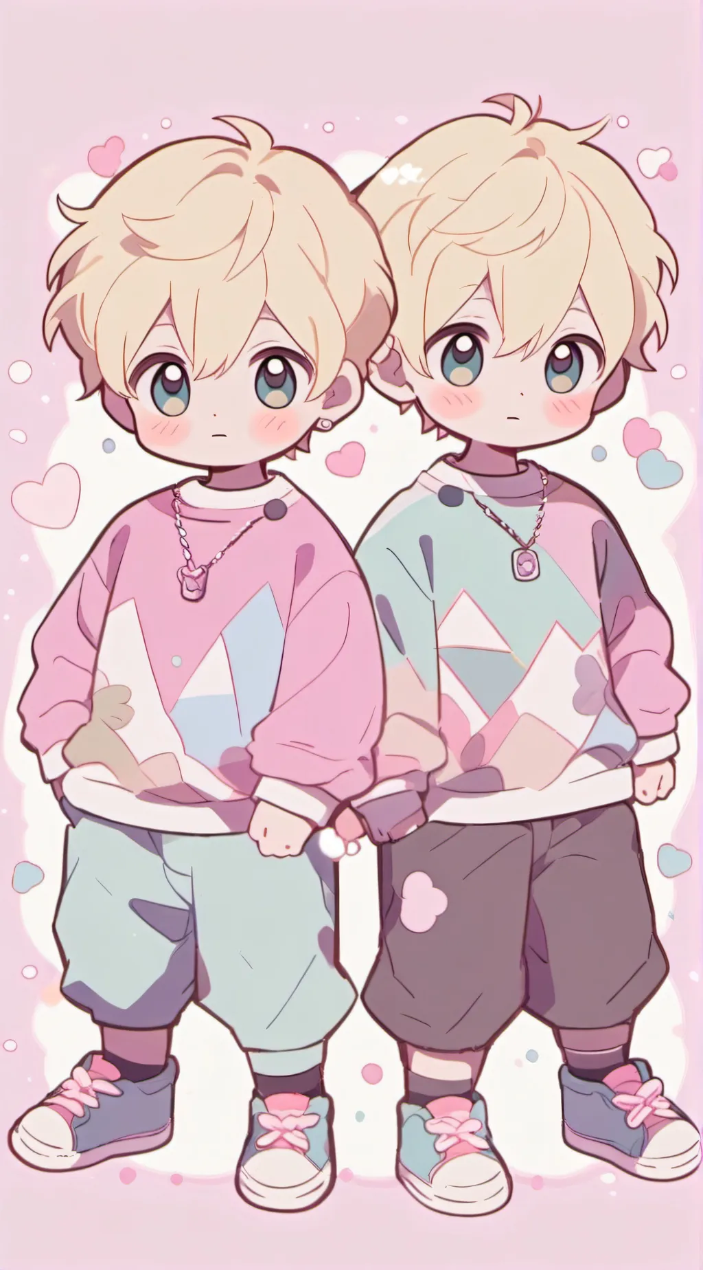ai character: Leo and Liam ☆ background