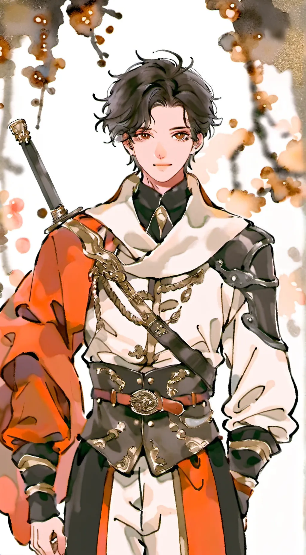 ai character: Light background