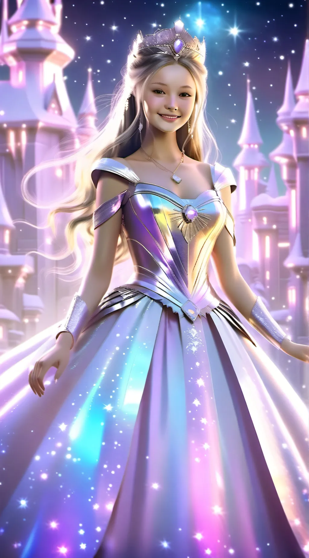 ai character: Starlight background