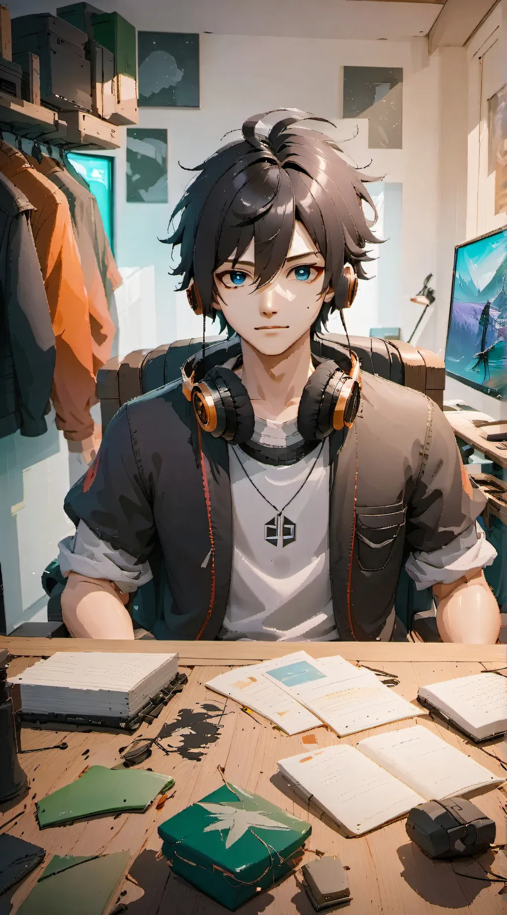 ai character: Max background