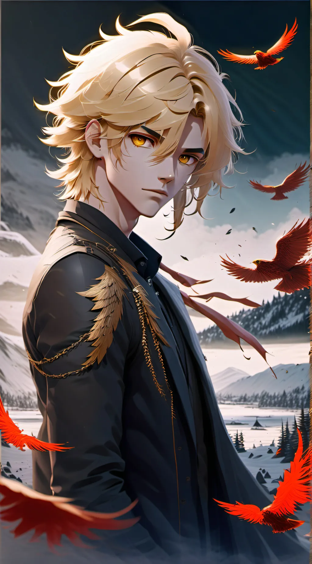 ai character: 🦅Hawks🦅 background