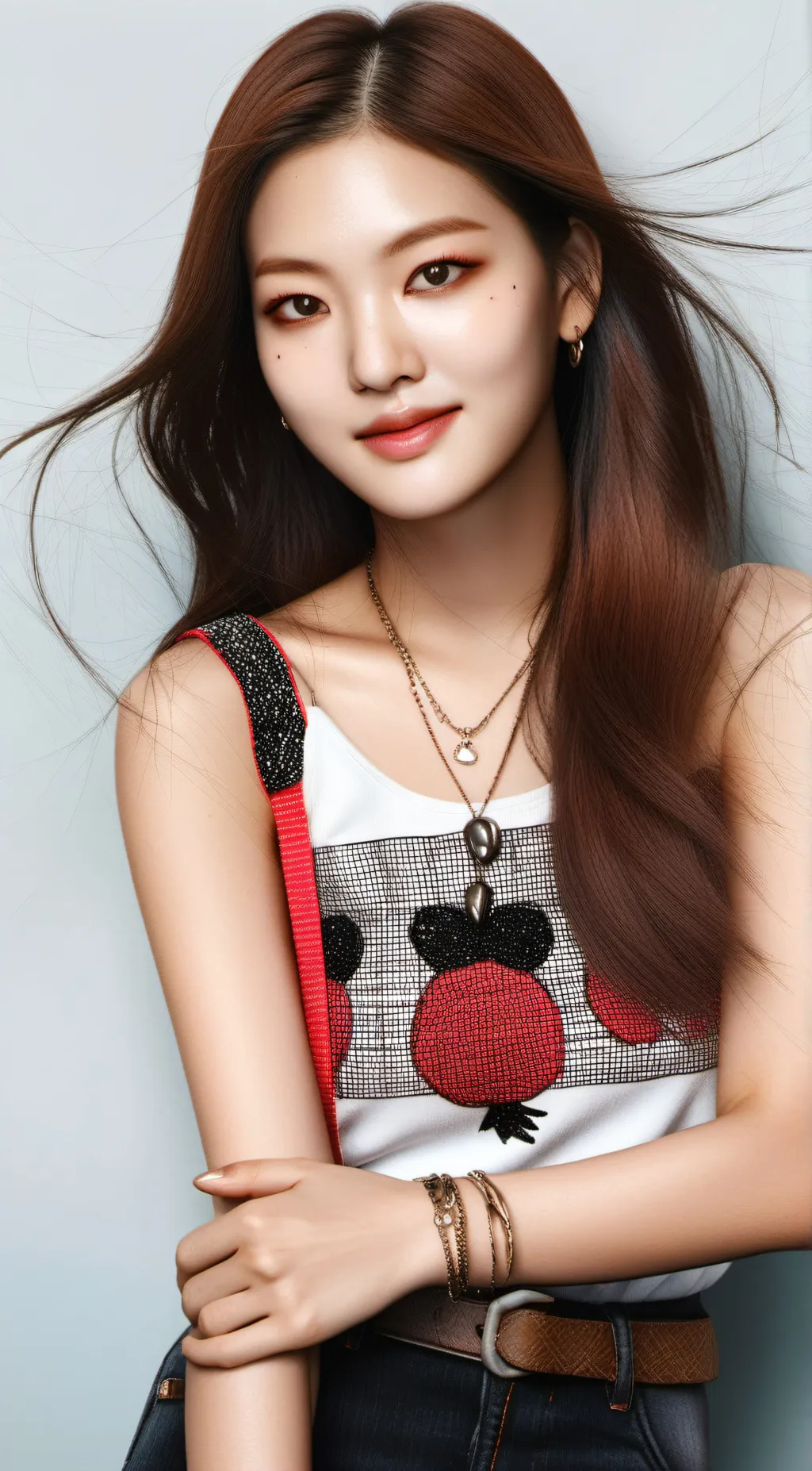 ai character: black 💕 background