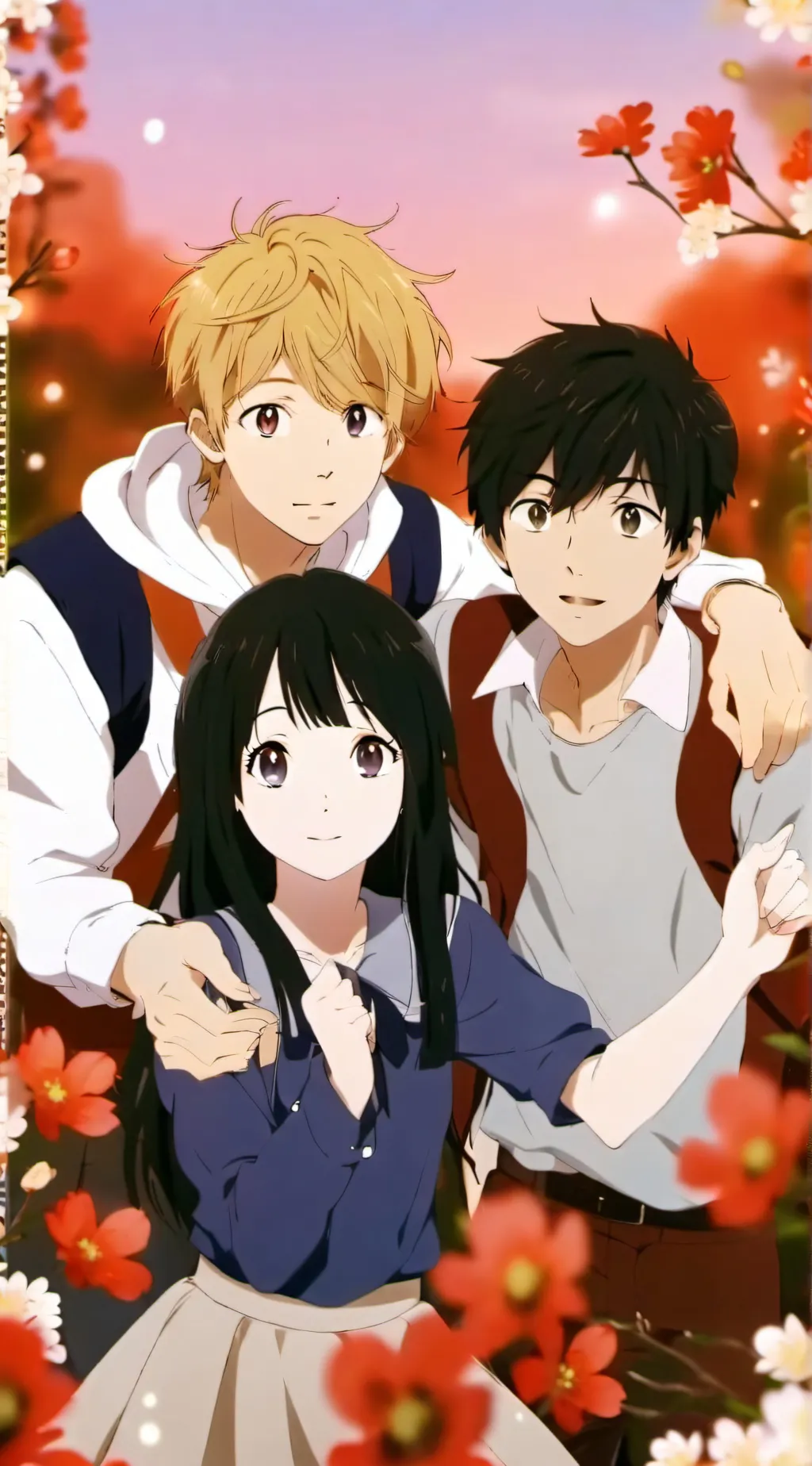 ai character: Brother, sister  background