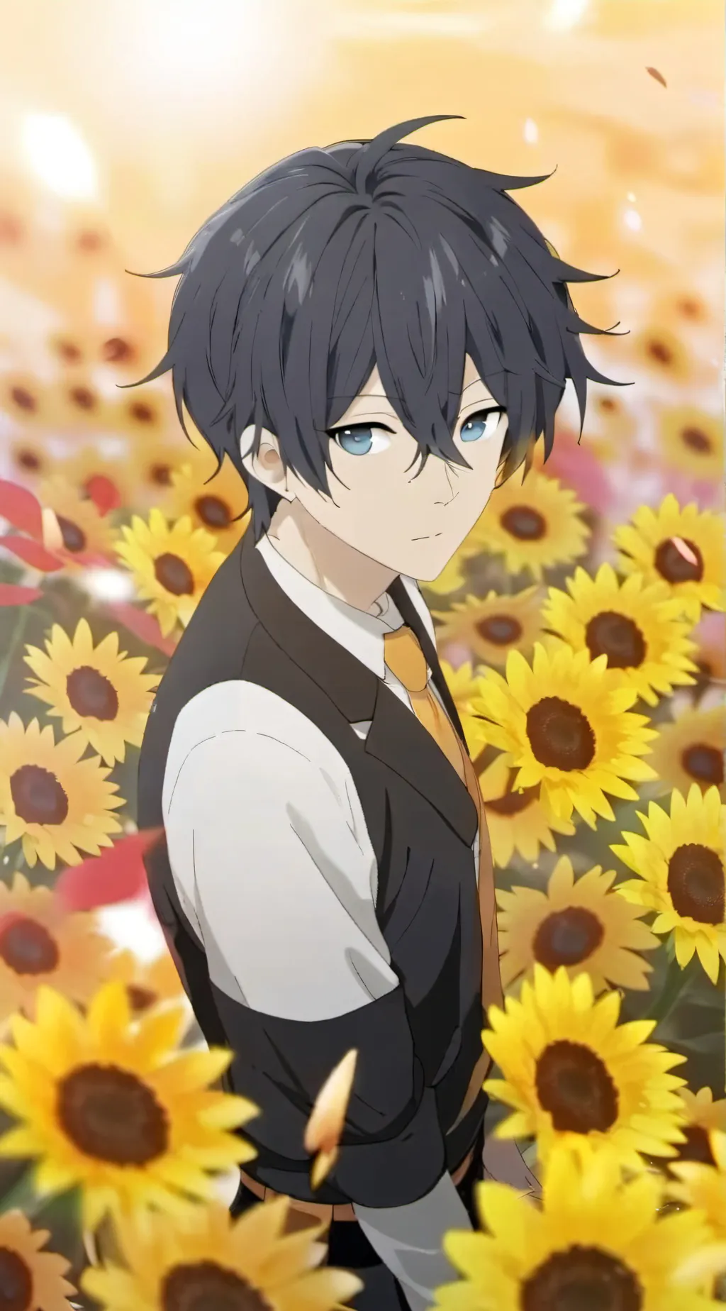 ai character: Miyamura izumi background