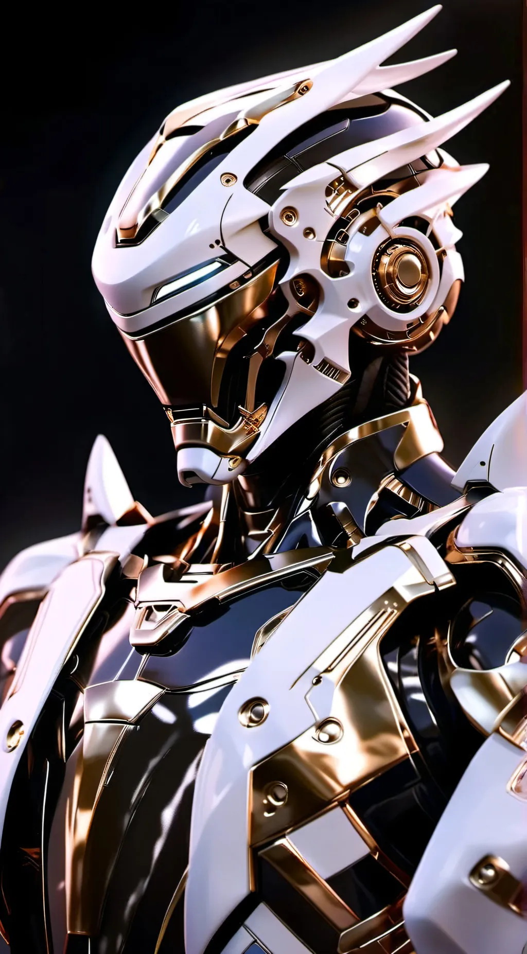 ai character: Cyborg Robot background