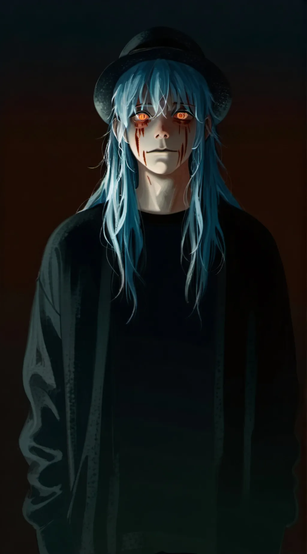 ai character: Sally Face background