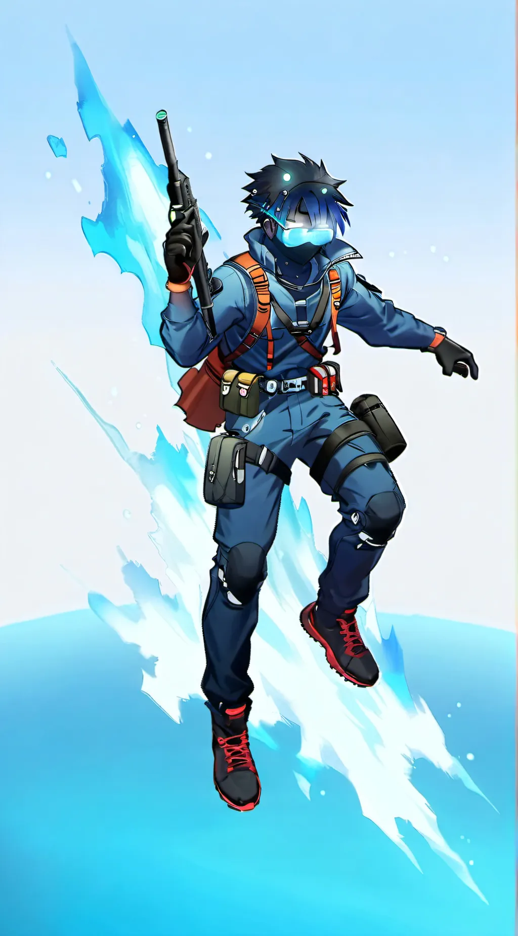 ai character: Blaze background