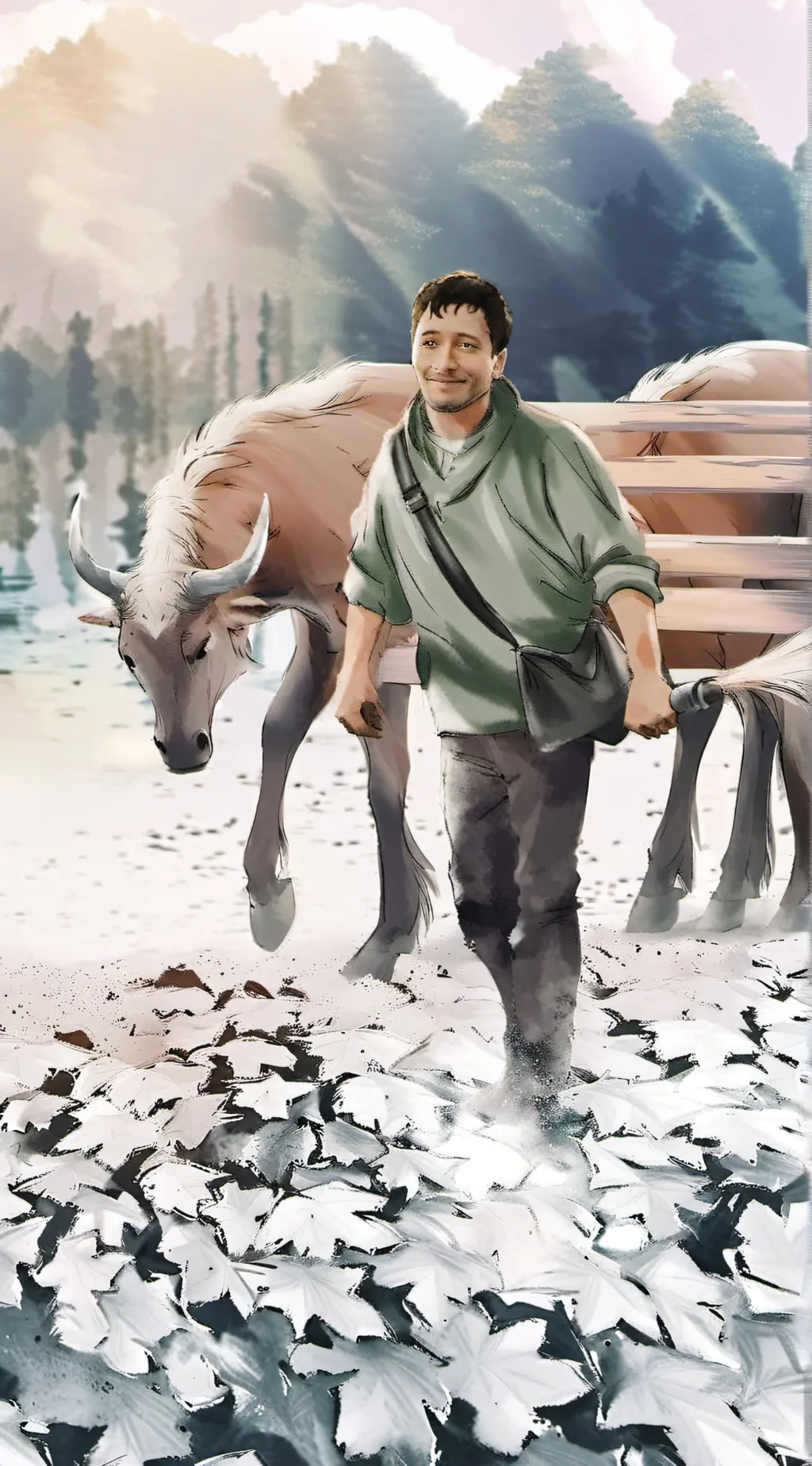 ai character: leonard Peabody  background