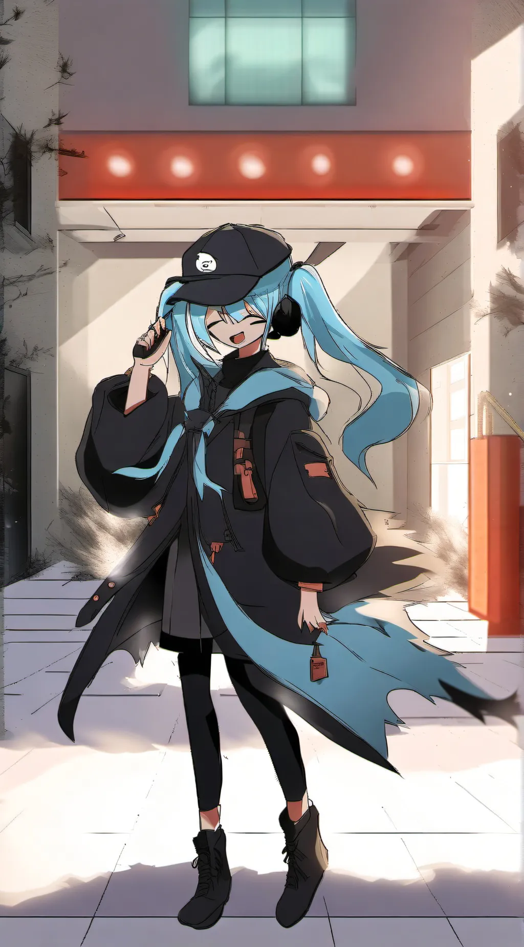 ai character: miku background