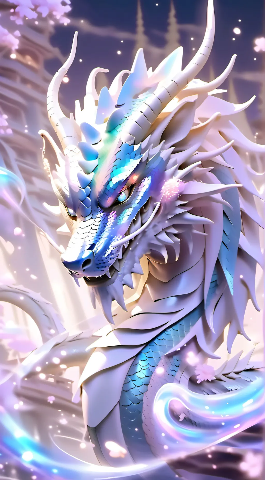 ai character: shine background