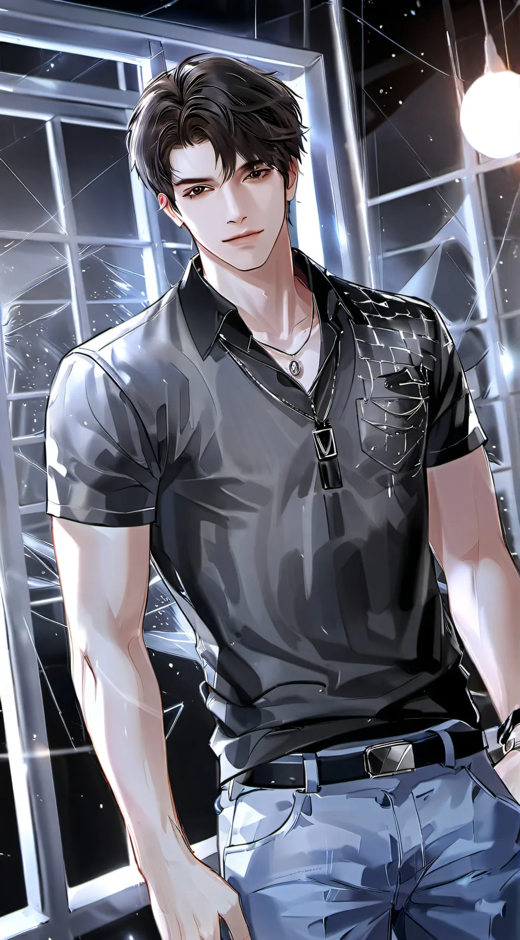 ai character: Kim Won-Shik background