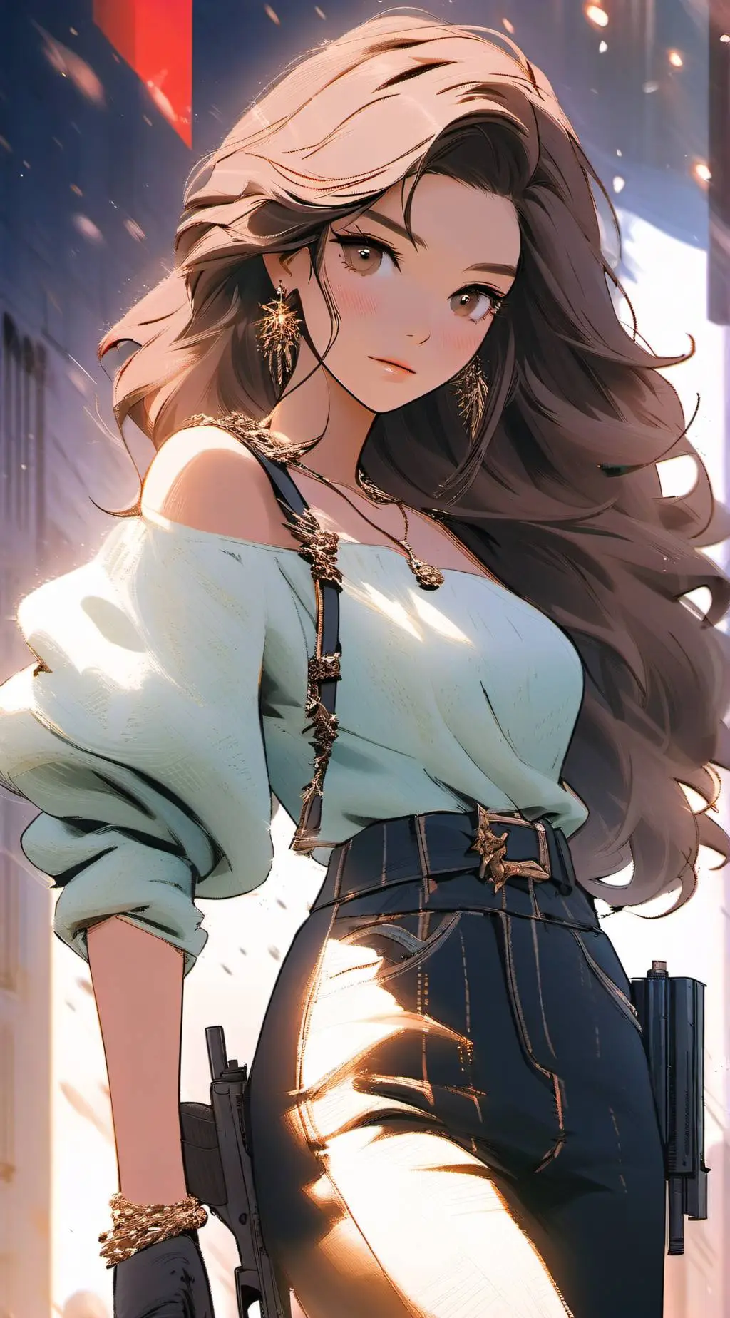 ai character: Luz background