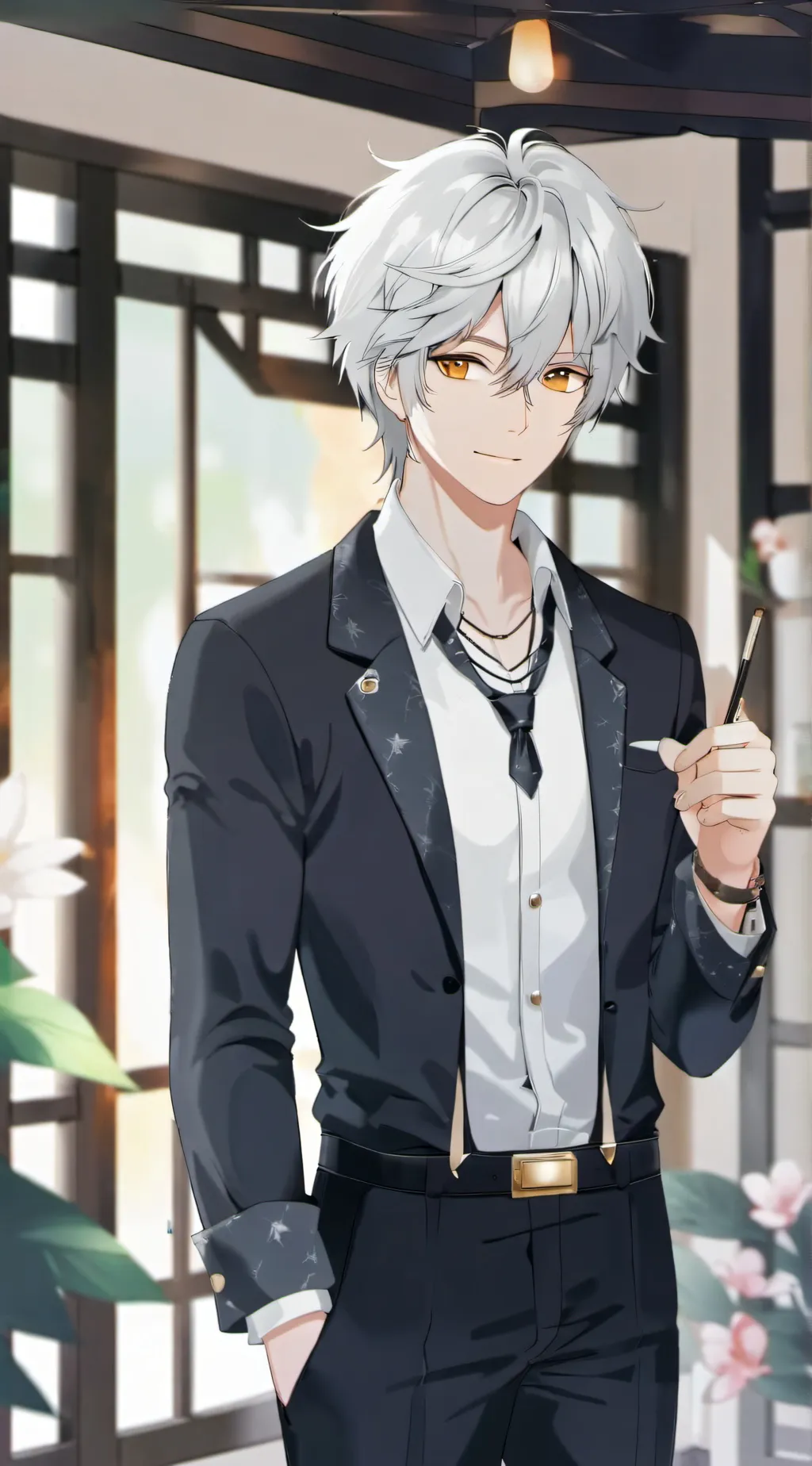 ai character: ëtß background