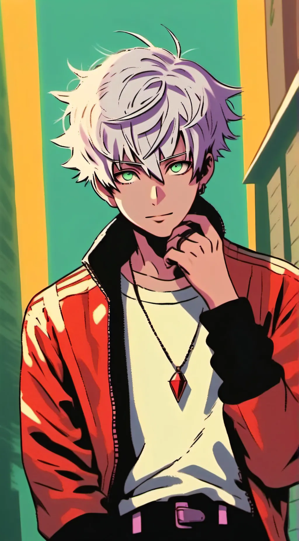 ai character: Satoru Gojo  background